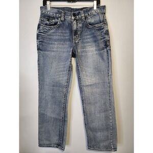TK Axel Treadwell Men's Size 30x30 Straight Leg Flap Pockets Denim Blue‎ Jeans